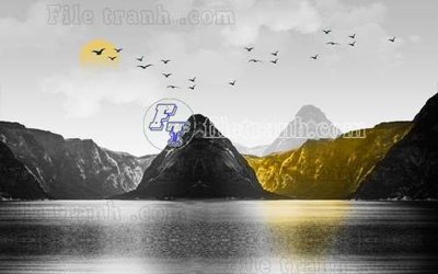 File ảnh File gốc in tranh tổng hợp tường nền K40426 (gốc) cho trang trí nhà hàng