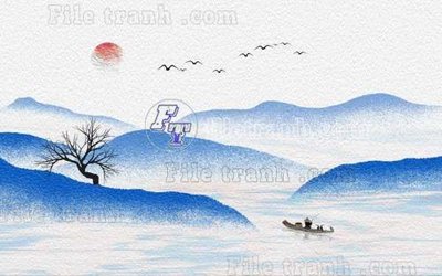 File tranh gốc File gốc in tranh tổng hợp tường nền K40455 (bản quyền) độc đáo