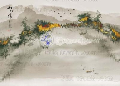 File gốc File gốc in tranh tổng hợp tường nền K40458 (trang trí) phòng trẻ em