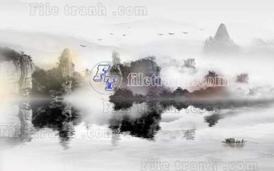 File gốc File gốc in tranh tổng hợp tường nền K40462 (ảnh chi tiết) để in trần