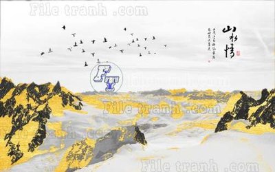 File tranh File gốc in tranh tổng hợp tường nền K40503 (ảnh gốc) sắc nét hoàn hảo