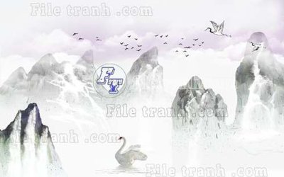 Hình ảnh gốc File gốc in tranh tổng hợp tường nền K40553 (để in khổ lớn)