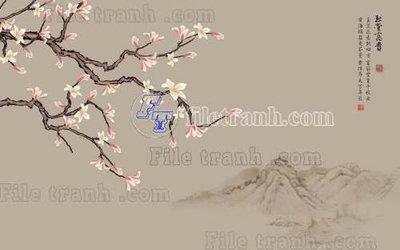 File PSD File gốc in tranh tổng hợp tường nền K40585 (bản gốc) cho nhà in