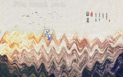 File PSD File gốc in tranh tổng hợp tường nền K40592 (bản gốc) độ phân giải cao