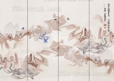 Hình ảnh file gốc File gốc in tranh tổng hợp tường nền K40606 (chất lượng cao)