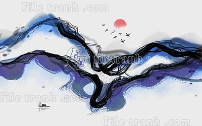 File tranh File gốc in tranh tổng hợp tường nền K40631 (gốc) chủ đề trừu tượng