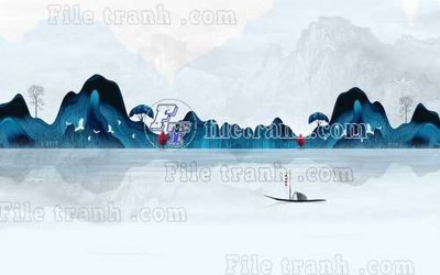 File gốc File gốc in tranh tổng hợp tường nền K40646 (thiết kế) cho in ấn