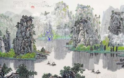 Tải file File gốc in tranh tổng hợp tường nền K40665 (gốc) in ấn chất lượng