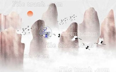 Hình ảnh gốc File gốc in tranh tổng hợp tường nền K40687 (để in khổ lớn)