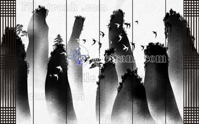 File gốc File gốc in tranh tổng hợp tường nền K40691 (cho in ấn) độc quyền