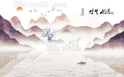 File tranh gốc File gốc in tranh tổng hợp tường nền K40707 (bản quyền) Filetranh.com