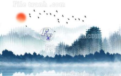 Download file File gốc in tranh tổng hợp tường nền K40750 (gốc) cho xưởng in