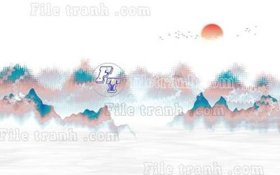 File PSD File gốc in tranh tổng hợp tường nền K40751 (gốc) cho in quảng cáo