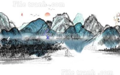 Download file gốc File gốc in tranh tổng hợp tường nền K40769 (in mica) logo