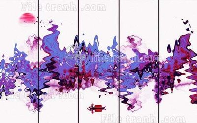 File gốc File gốc in tranh tổng hợp tường nền K40778 (cho in 3D) độc đáo