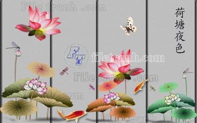 File ảnh File gốc in tranh tổng hợp tường nền K40786 (gốc) in biển hiệu