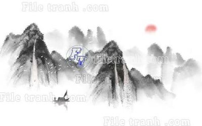 File tranh File gốc in tranh tổng hợp tường nền K40793 (gốc) chủ đề thiên nhiên