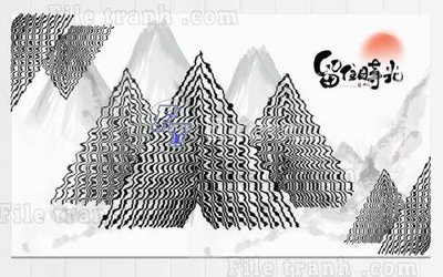 File gốc File gốc in tranh tổng hợp tường nền K40795 (in tráng gương) nghệ thuật