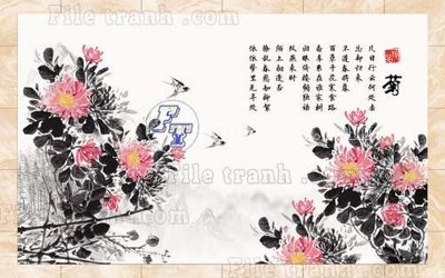 File gốc File gốc in tranh tổng hợp tường nền K40812 (in ấn) màu sắc trung thực