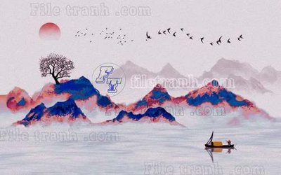 File gốc File gốc in tranh tổng hợp tường nền K40851 (phong cách) châu Âu