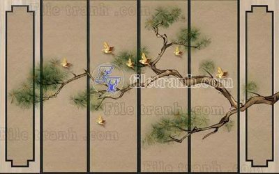 Tải file gốc File gốc in tranh tổng hợp tường nền K40854 (để in lụa)