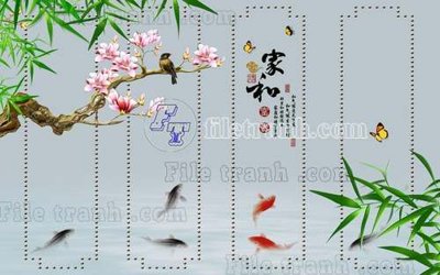 File tranh trang trí File gốc in tranh tổng hợp tường nền K40859 (tải file gốc)