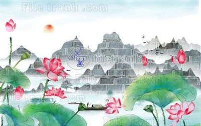 Tải file File gốc in tranh tổng hợp tường nền K40883 (gốc) làm tranh trang trí