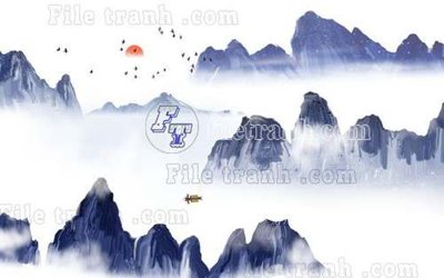 Tải file File gốc in tranh tổng hợp tường nền K40887 (gốc) in trên mọi chất liệu