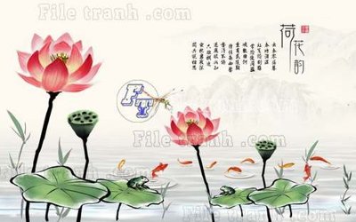 Mua file gốc File gốc in tranh tổng hợp tường nền K40916 (PSD) tại Filetranh.com