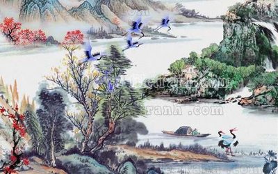 File ảnh File gốc in tranh tổng hợp tường nền K40939 (gốc) cho trang trí nhà hàng