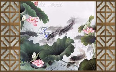 File gốc File gốc in tranh tổng hợp tường nền K40947 (in ấn) không giới hạn