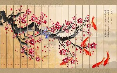 Download file gốc File gốc in tranh tổng hợp tường nền K40956 (in mica) trang trí