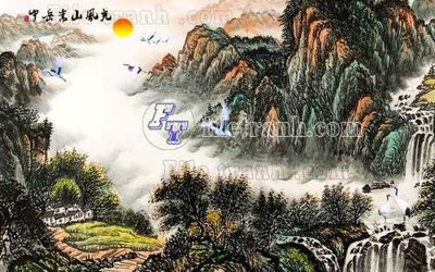 File gốc File gốc in tranh tổng hợp tường nền K40960 cho in ấn và thiết kế