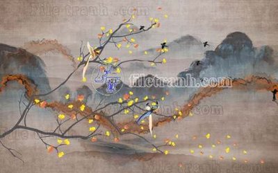 File in ấn File gốc in tranh tổng hợp tường nền K40991 chuyên nghiệp