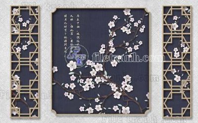 File in lụa File gốc in tranh tổng hợp tường nền K41017 (phong cảnh) File gốc in tranh tổng hợp tường nền K41017