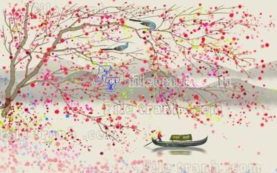 File gốc File gốc in tranh tổng hợp tường nền K41044 (PNG) không nền chất lượng