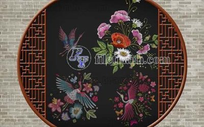 Ảnh gốc File gốc in tranh tổng hợp tường nền K41046 (nét căng) in mica