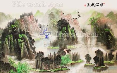 File PSD File gốc in tranh tổng hợp tường nền K41062 (bản gốc) cho nhà in