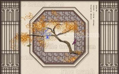 File ảnh File gốc in tranh tổng hợp tường nền K41092 (gốc) in biển hiệu