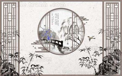 Tải file File gốc in tranh tổng hợp tường nền K41123 (PSD) cho in tranh kính