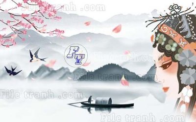 File gốc File gốc in tranh tổng hợp tường nền K41141 (vector) cho in ấn