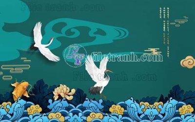 File tranh in trần 3D File gốc in tranh tổng hợp tường nền K41144 (ảnh gốc)