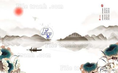 File gốc File gốc in tranh tổng hợp tường nền K41156 (in ấn) không giới hạn