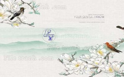 Download file gốc File gốc in tranh tổng hợp tường nền K41193 (in mica) trang trí