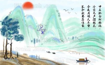 Hình ảnh file gốc in trần nhà File gốc in tranh tổng hợp tường nền K41219