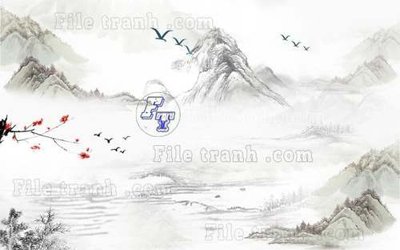 File tranh File gốc in tranh tổng hợp tường nền K41246 (file gốc) chuẩn màu in