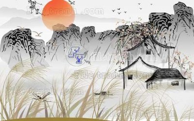 File gốc File gốc in tranh tổng hợp tường nền K41261 (phong cách) cổ điển