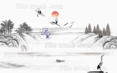 Tải file File gốc in tranh tổng hợp tường nền K41265 (gốc) in tranh tráng gương