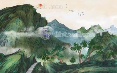 Tải file File gốc in tranh tổng hợp tường nền K41280 (PSD) cho in ấn quảng cáo