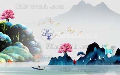File tranh File gốc in tranh tổng hợp tường nền K41317 (ảnh gốc) không bị mờ
